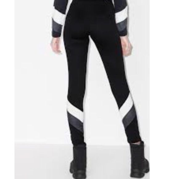 Avia Active Chevron Striped Leggings Sz S - Picture 1 of 9
